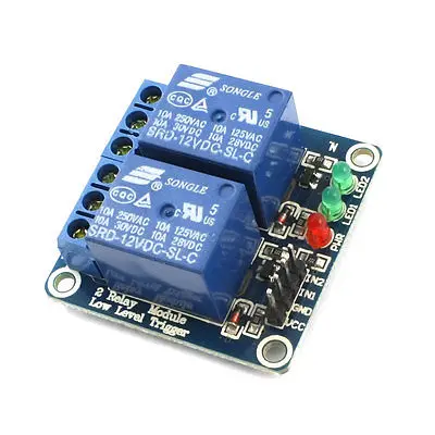 

LED Indicator Low Level Trigger PLC Module DC12V 10A 2 Channel