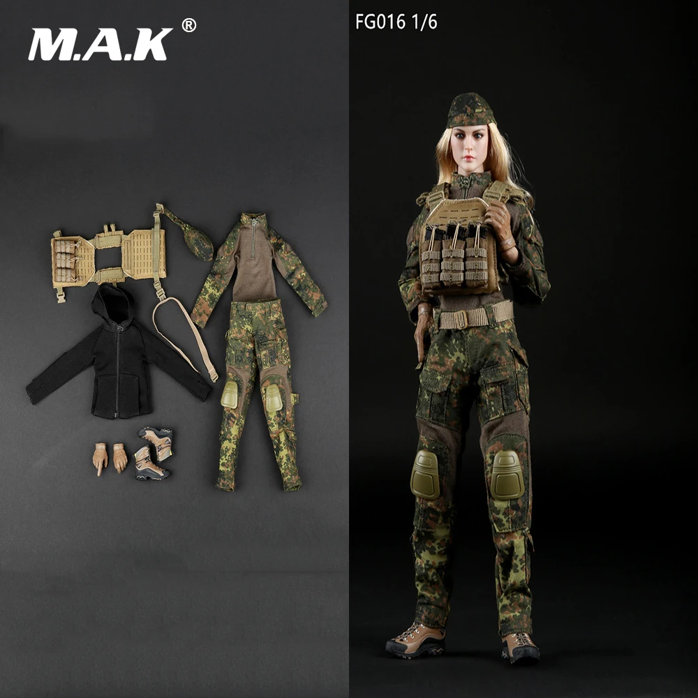 1//6 Scale Tactical Female Shooter CAMO Bra
