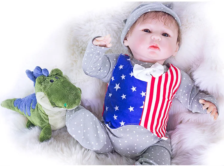 

NPKCOLLECTION Bebes reborn lifelike doll soft real gentle touch silicone reborn babies playing toys for kids girl Christmas Gift