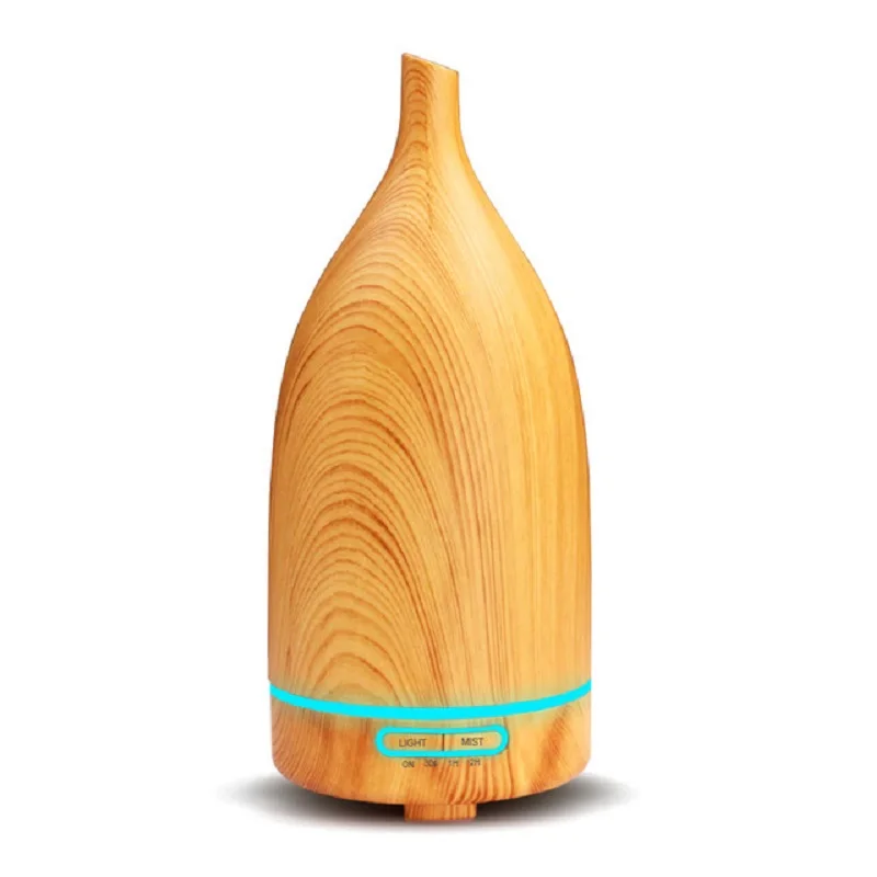 

2019 Essential Oil Diffuser Humidifier Aroma Diffuser Quiet Wood Grain Air Filter Nebulizer Aroma Lamp Umidificador For Home