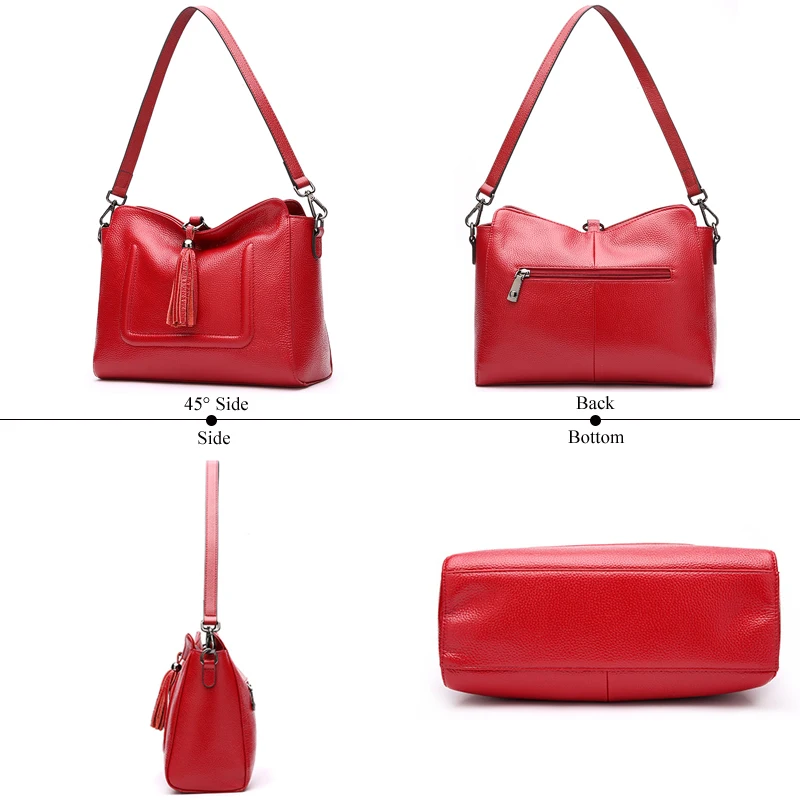 Женская сумка мессенджер из натуральной кожи с кисточками|messenger bags for women|leather