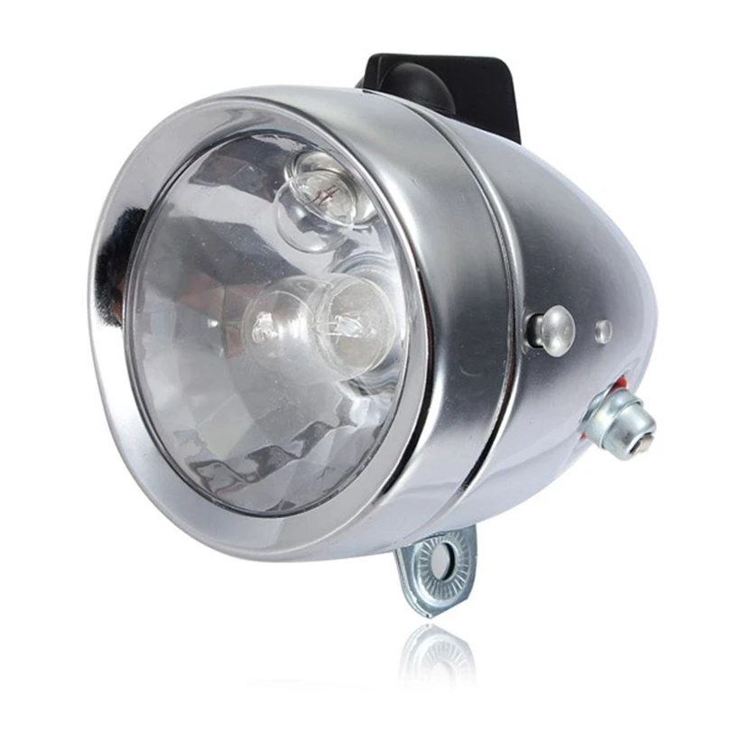 12V 6W Bicycle Motorized Bike Friction generator Dynamo Headlight Tail Light Kit