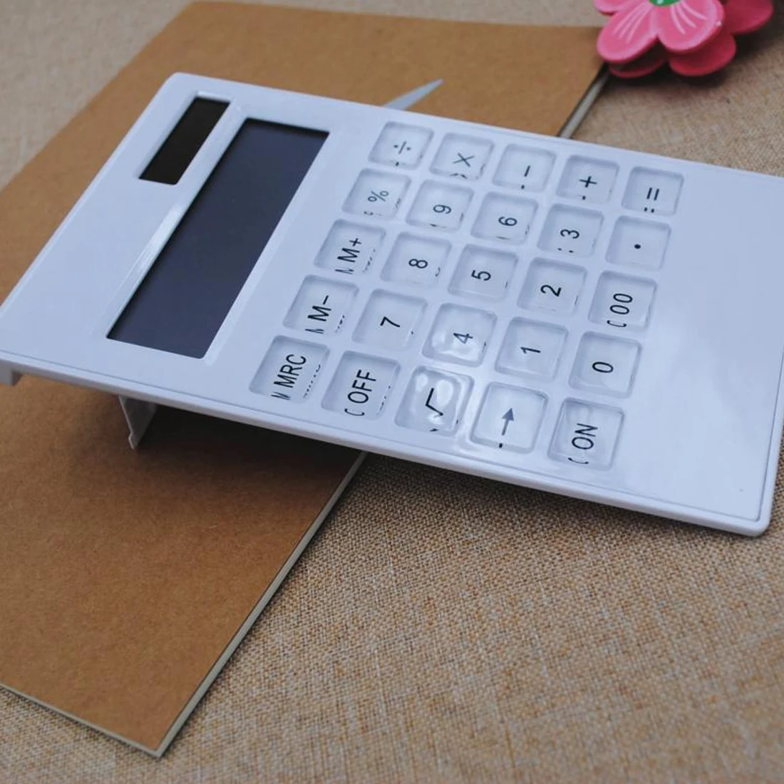 NOYOKERE портативный креативный тонкий мини 12 цифровой калькулятор солнечной энергии Кристалл клавиатура Двойной источник питания