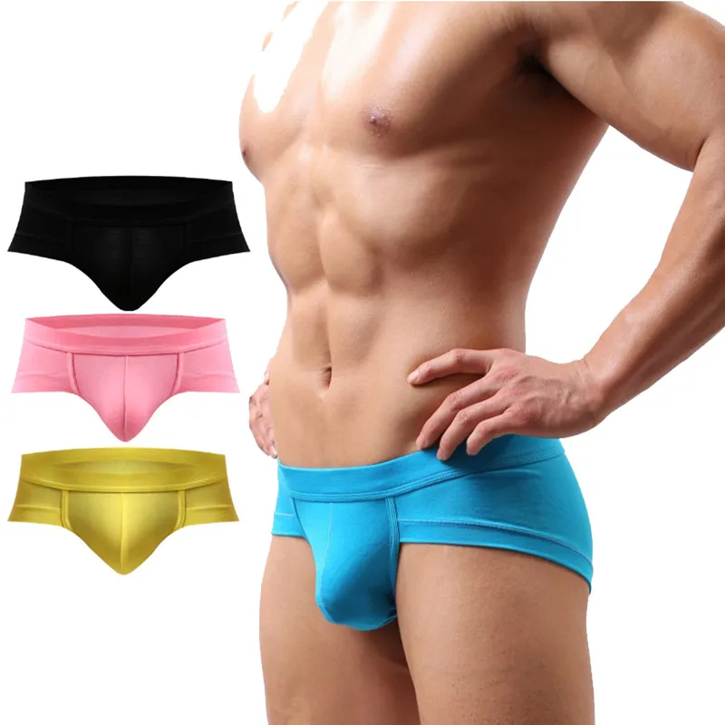 

Mens Sexy Briefs U Convex Cock Pouch Underwear Comfort Soft Modal Panties High Quality Male Plus Size Underpants Cuecas XXXL
