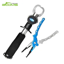 Booms Fishing TC1 Multifunction Aluminum alloy Fishing Pliers with Stainless Steel Fish Lip Grip Gripper Daily Tackle Tools Set