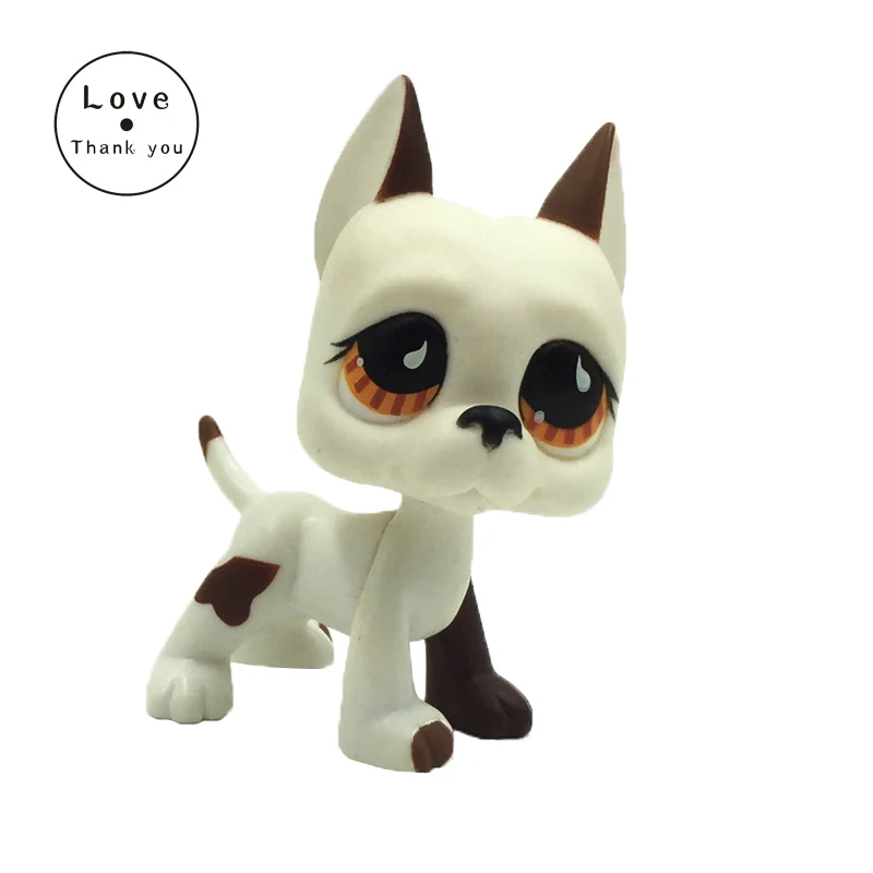pet font b toys b font GREAT DANE 750 white dog yellow eyes