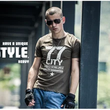 Для мужчин s в стиле милитари футболка Для мужчин Звезда Свободные хлопковая Футболка с круглым вырезом 6XL плюс Размеры Кемпинг Пеший Туризм короткий рукав футболки