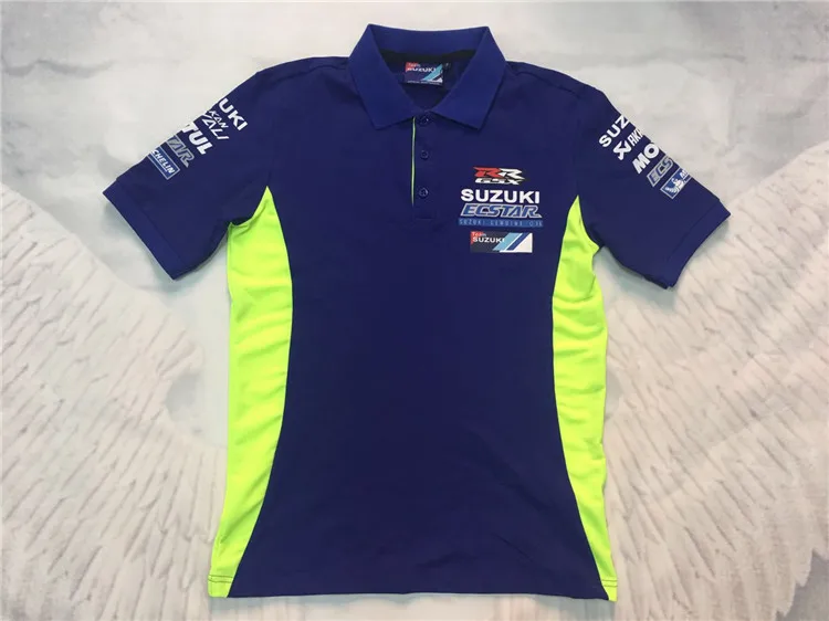 

Motorcycle Racing camiseta for suzuki Motorbike motocross Moto GP Polo T shirt Riding men short sleeve shirt Breathable Clothing