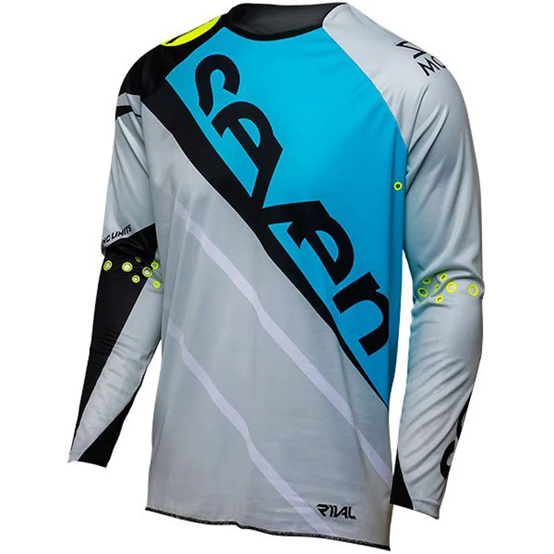 2019 Seven new style Quick dry New SEVEN Men DH MX Downhill motocross jersey motorcycle moto long sleeve off-road jersey