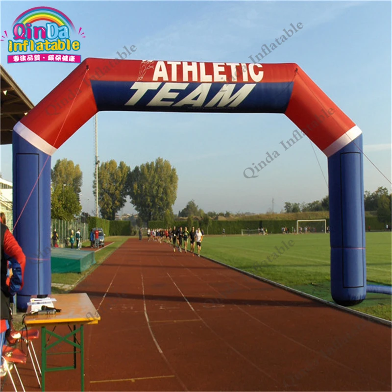 

Inflatable Finish Line Arch Gate Festive Inflatable Rainbow Arch For Events Archway