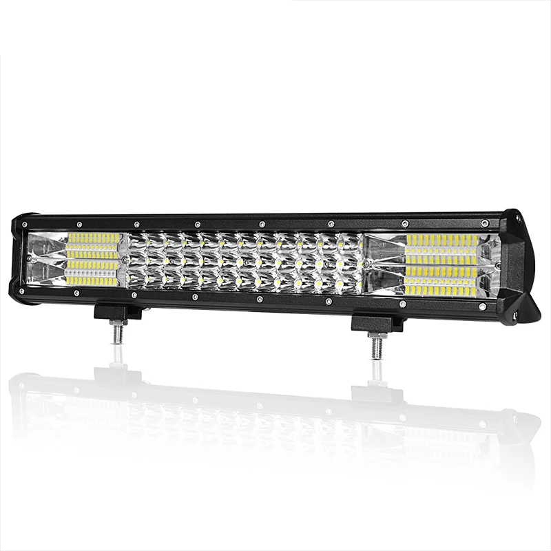 

18 Inch Tri-row Offroad LED Light Bar Combo Beam Spotlight LED Work Fog Light For Truck Tractor UAZ ATV SUV 4x4 Auto Headlight