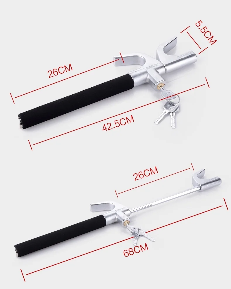 Автомобильный Замок Авто Грузовик Противоугонный замок рулевого колеса