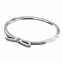 Прямые продажи партии Мода CZ NEW стерлингового серебра 925 браслет подходят Талисманы браслет для Для женщин DIY ювелирных изделий