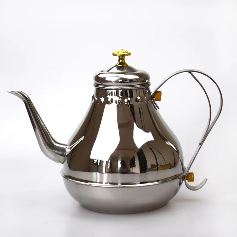 1.2L 1.8LStainless Steel Coffee Pot Mocha Espresso Latte Percolator Stove Coffee Maker Pot Percolator Drink Tool Cafetiere Latte