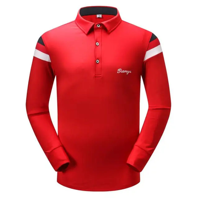 Autumn winter new golf sportswear men's long sleeved golf T shirt