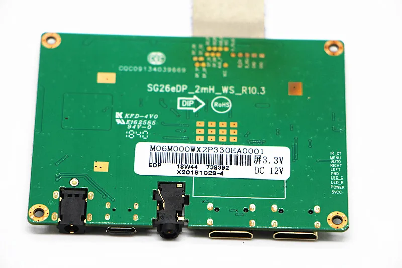  2 mini HDMI+Audio LCD Controller Board For 2K LCD controlador kit 13.3