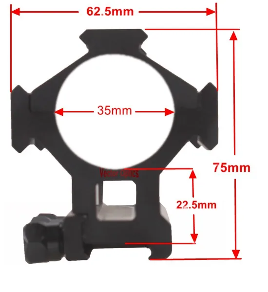 35mm TAC One Piece Picatinny Mount Ring Acom 4_