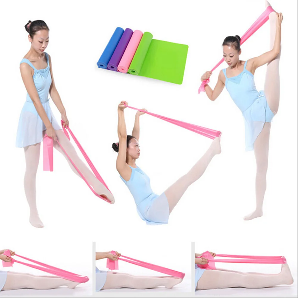 בלט Latex Elastic Ballet Stretch Band Foot Stretch Band Gym Yoga
