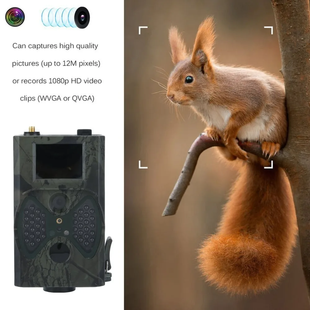 

HC-300M HD 12MP 940NM GPRS Scouting 2.0 Inch LCD Infrared Trail Hunting Camera Wildlife Cameras Professional Camera For Animal