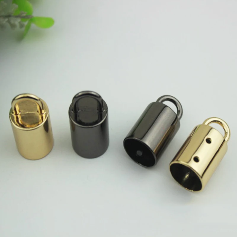 

5pcs Meetee Golden Black Metal Buckle Bellpull Braided Stopper Cord Fit DIY Bag Accessories Lock Kordstopper ZK1025