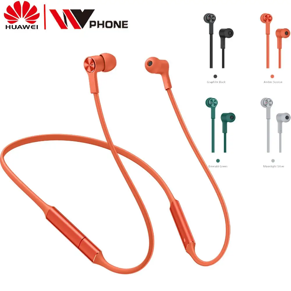 

Huawei FreeLace Sport Earphone waterproof in-ear Bluetooth wireless Headset Memory Cable Metal Cavity Liquid Silicon