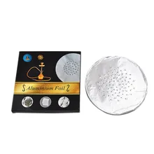 HONEYPUFF 1 коробка круглый алюминиевый кальян фольга бумага Диаметр 140 мм/толщина 0,03 мм с отверстиями кальян chicha уголь чаша