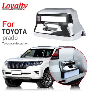 

Loyalty for Toyota Prado 2010-2015 2016 2017 2018 Rear license plate ABS Chrome Car Accessories Accessories