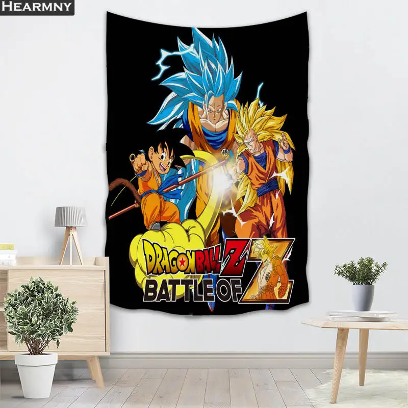 Фон тканевый балдахин гобелен настенный на заказ Dragon Ball Z спальня гостиная одеяло Йога пляжное полотенце скатерть - Цвет: 20