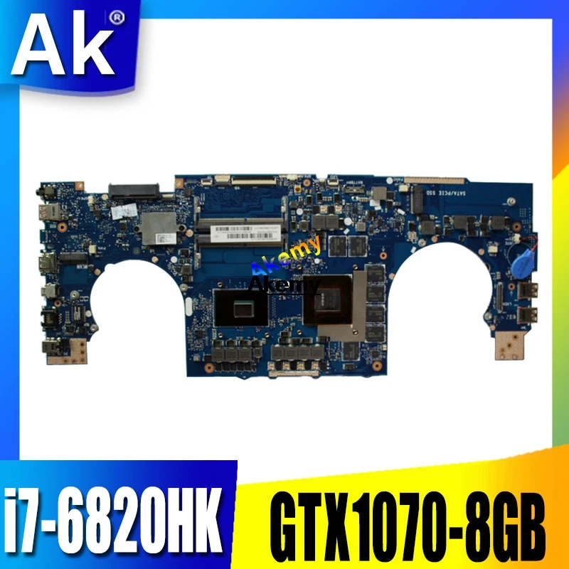 Для For Asus GL702VS GL702VM GL702V gl702vk материнская плата для ноутбука i7 6820HK GTX1070 8GB