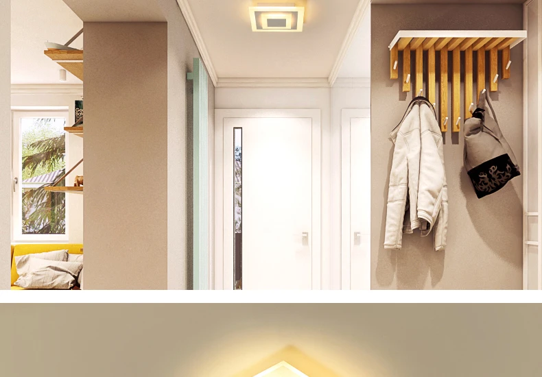 Modernas Luzes de Teto para Corredor Corredor Varanda Teto Lâmpadas 7w Quarto Iluminação de Teto Luminaria Lamparas de Techo de Acrílico 6 Modernas luzes de teto led corredor varanda