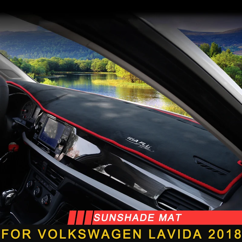 

For Volkswagen Lavida 2018 Car Styling Dashboard Cover Sunshade Mat Pad Cushion Cover Interior Accessories