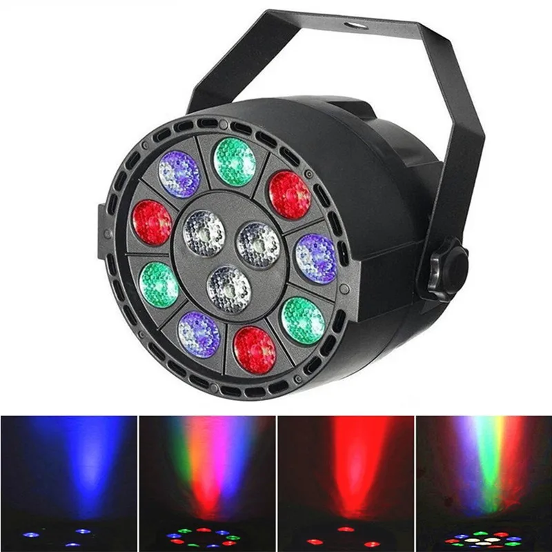 DMX512 диско лампа освещение для сцены 12 LEDs RGBW LED Par свет luces лазерный прожектор dmx контроллер для DJ Вечеринка KTV