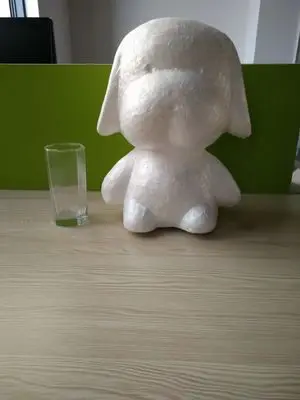 Polystyrene Styrofoam foam Animal Model Shape White  Balls  Crafts For children/kids DIY handmade materials  many styles/sizes high 35cm pug