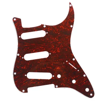 

Instrument Parts Accessories 11 Hole Strat ST Single Coil Pickups Guitar Pickguard Scratch Plate with Screws for Guitar