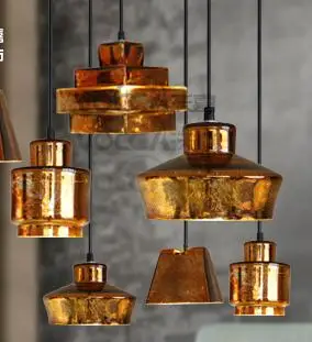 

Bar antique Single Glass Pendant Lights E27 coffee shop rustic lamp Abajur vintage Pendant Lamp glass loft Industrial Light