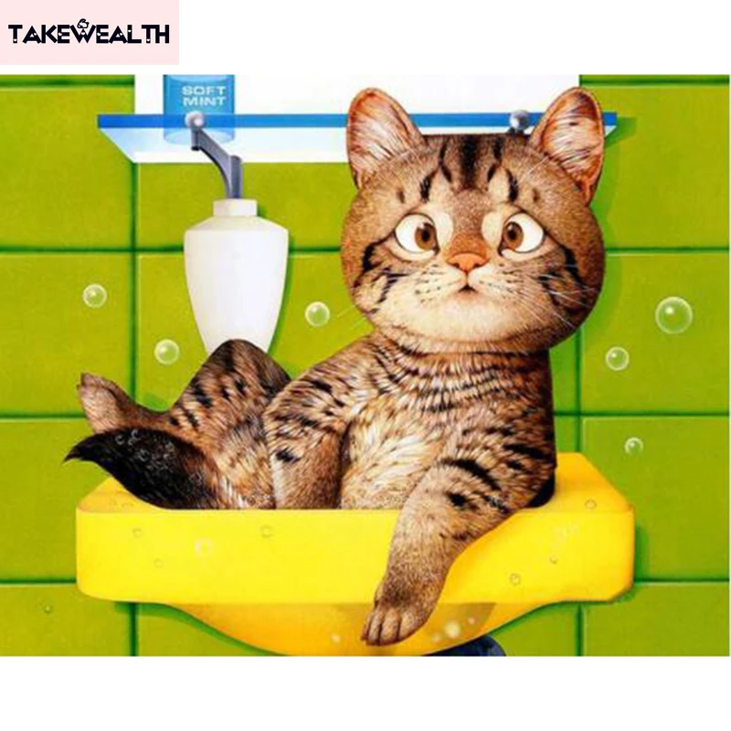 Salle De Bain Chat Piano Chat 5d Couture Mosaique Diamant Diamant Dessin Point De Croix Decoration Bricolage Diamant Broderie Z575 Aliexpress