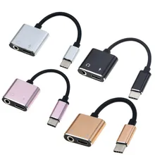 Usb type C аудио адаптер тип-c до 3,5 мм разъем для наушников аудио конвертер кабель для samsung S8 huawei mate 9 LG G5 G6 Xiaomi 6
