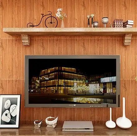 Деревянные зерна самоклеющиеся обои 3d стерео наклейки на стены пена гостиной стены юбка ТВ фон стены декоративные наклейки