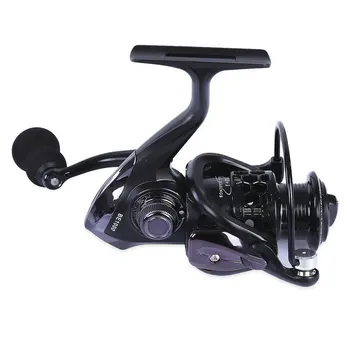 

BE1000-7000 Fishing Reel 12 Ball Bearings Hollow-out Spinning Reel Fishing Tackle Lure with Exchangeable Handle YL-16