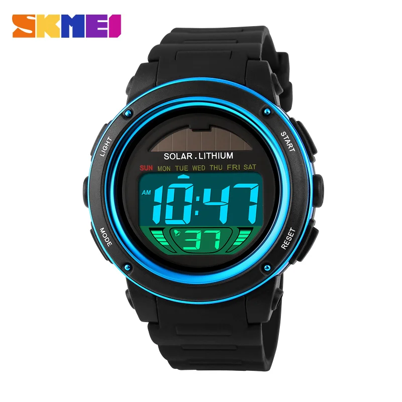 SKMEI Men Women Sport Watch Man Fashion Clock Digital Watch Chrono Solar Top Brand Women Outdoor Wristwatches reloj hombre 1096