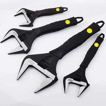 

1pc 6/8/10/12 inch Adjustable Spanner Universal Key Nut Wrench Home Hand Tools Multitool High Quality