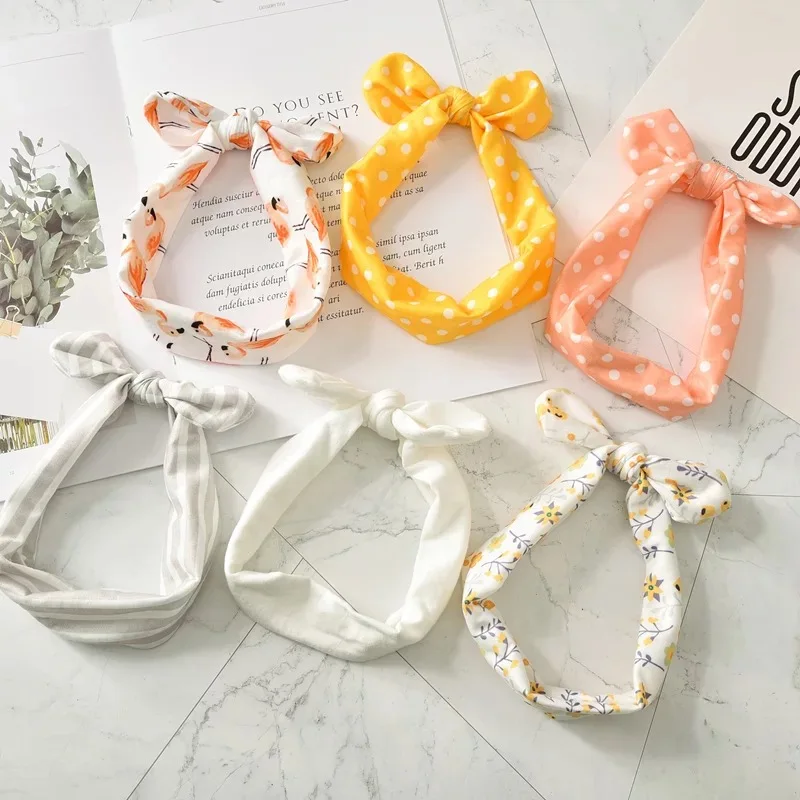 

Kids Headband Bow For Girl Rabbit Ear Hairbands Turban Knot Kids Turbans Accessoire Faixa Cabelo Para Bebe Headband Baby Girl