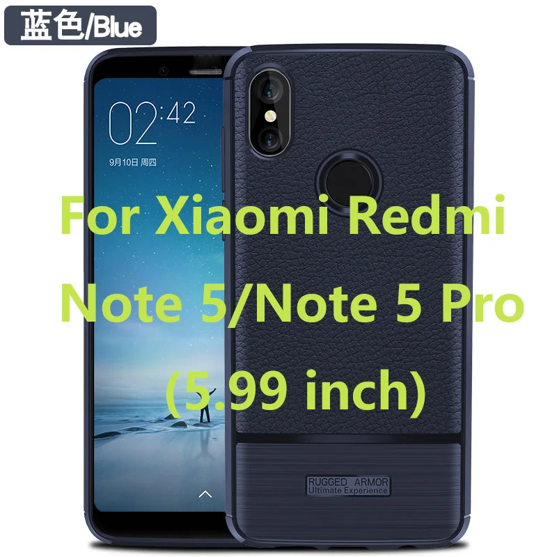 Противоударный чехол для телефона бампер силиконовый чехол на для ксиоми редми 5 плюс Xiaomi Redmi Note 5 плюс 5 плюс Note5 Pro ксиоми редми нот 5 6 pro 3/4 /6 16/32/64 ГБ xiomi xaomi Coque
