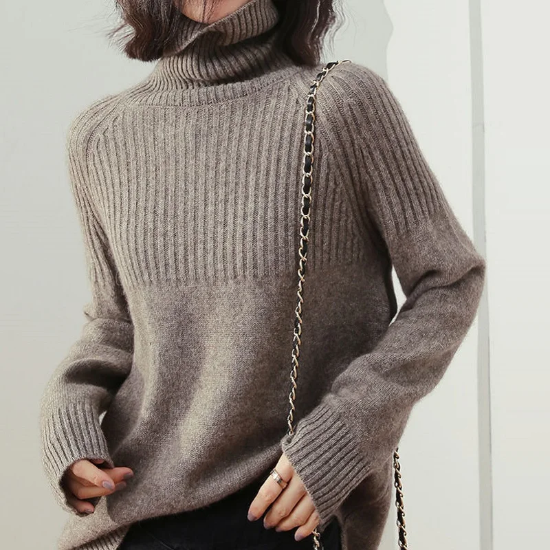women clothing computer knitted sweaters women sweaters european turtleneck sweaters long sleeve spring/autumn clothing pullover
