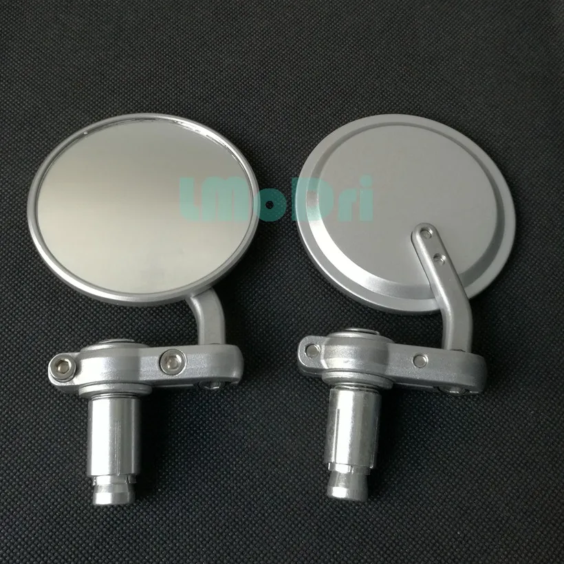 2pcs/pair Motorcycle Rear View Mirrors Round 7/8