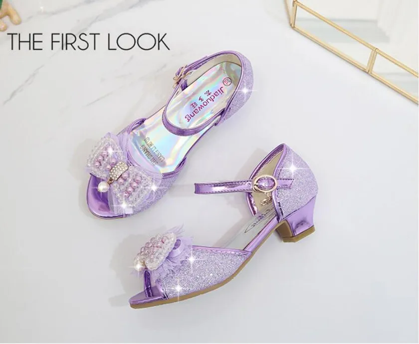 Pearl Rhinestone Princess shoes-25