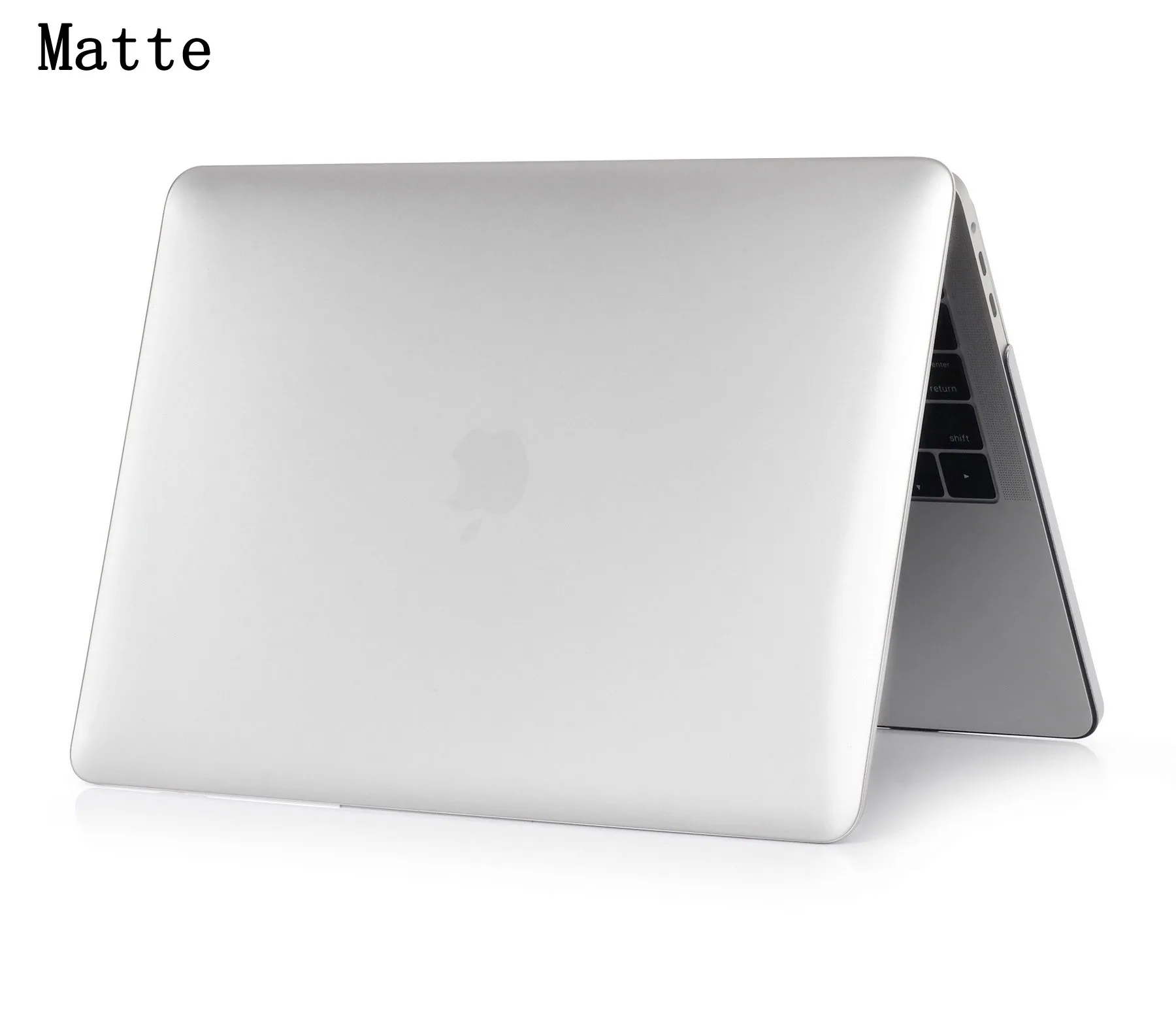 Чехол для ноутбука Apple MacBook Air Pro retina 11 12 13 15 дюймов для mac book New A1932 Pro 13 15 с сенсорной панелью+ чехол для клавиатуры - Цвет: Matte Transparent