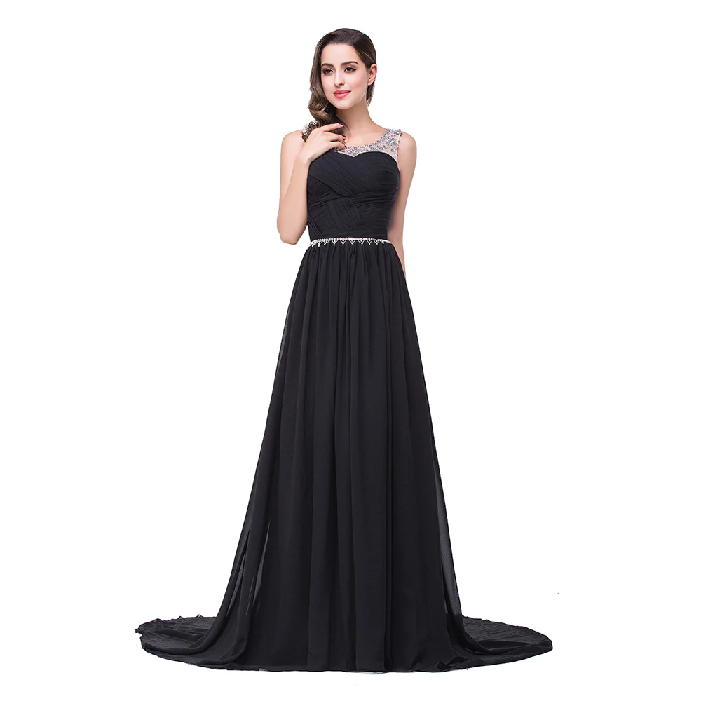 In-stock-Robe-De-Soiree-Flowing-Chiffon-Long-Evening-Dresses-Elegant-2017-Tulle-Neck-Crystals-Beaded