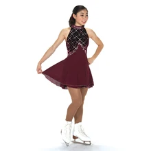 Платье для фигурного катания Nasinaya, индивидуальные юбки для конькобежцев для девочек, женщин, детей, Patinaje, гимнастика, представление 361