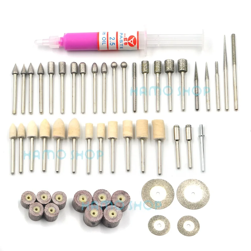 

Polishing Rotary Carving Tools Dremel For Grinding Set Kit Diamond Abrasive Burr